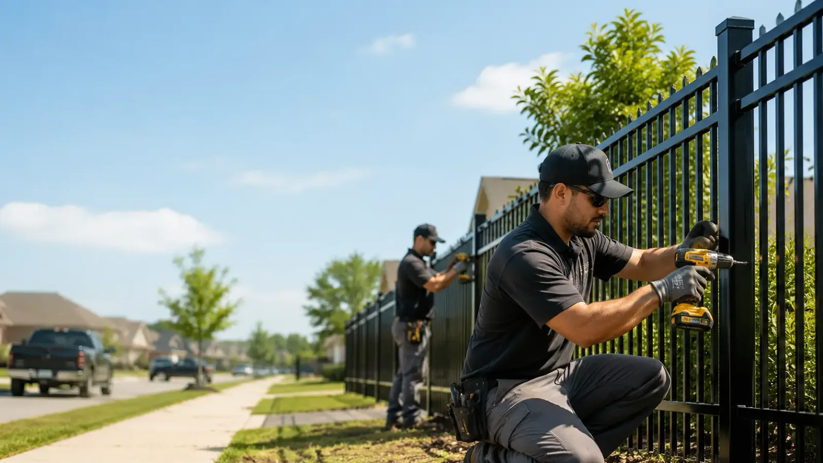 Metal Fence Installation in Mulberry Grove, IL